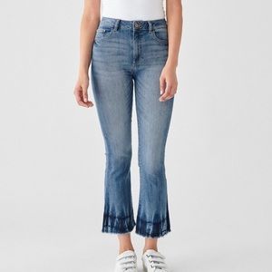DL1961 Bridget Cropped Ankle Flare Jeans